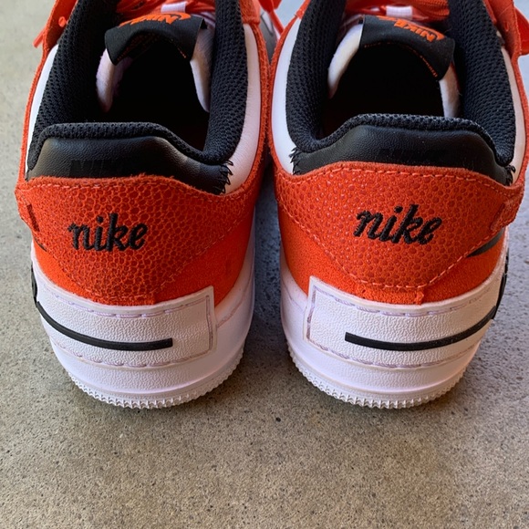 Nike Air Force 1 Low Shadow Rush Orange Black 6.5 Shoes Sneakers DQ8586800 - Picture 5 of 9
